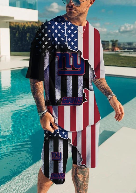 New York Giants T-shirt and Shorts