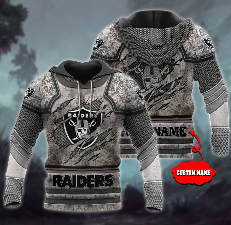Las Vegas Raiders Personalized All Over Printed Sweater