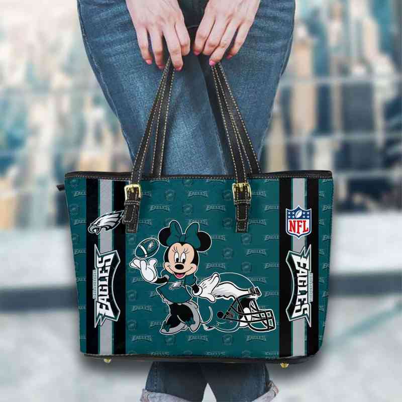 Philadelphia Eagles Women's Leather Tote Hand Bag