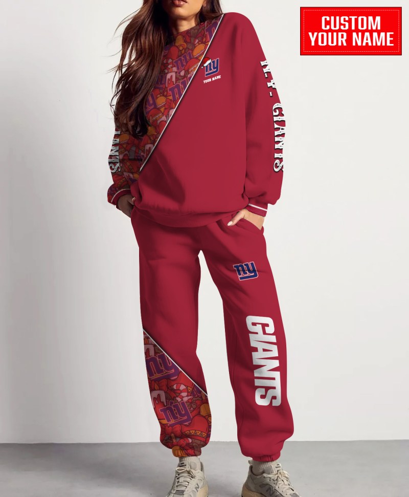 New York Giants Christmas Pattern Unisex Sweatshirt and Sweatpants