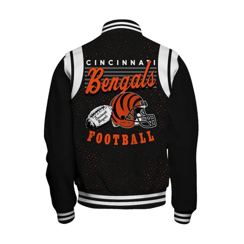 Cincinnati Bengals Varsity Jacket Back