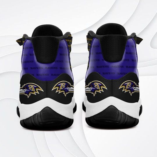 Baltimore Ravens AJD11 Sneakers Close Up