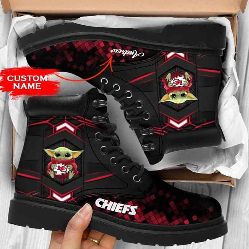 Kansas City Chiefs Personalized TBL Boots