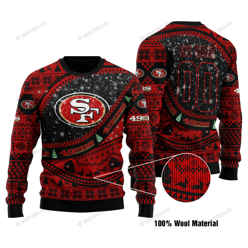 San Francisco 49ers Woolen Christmas Sweater