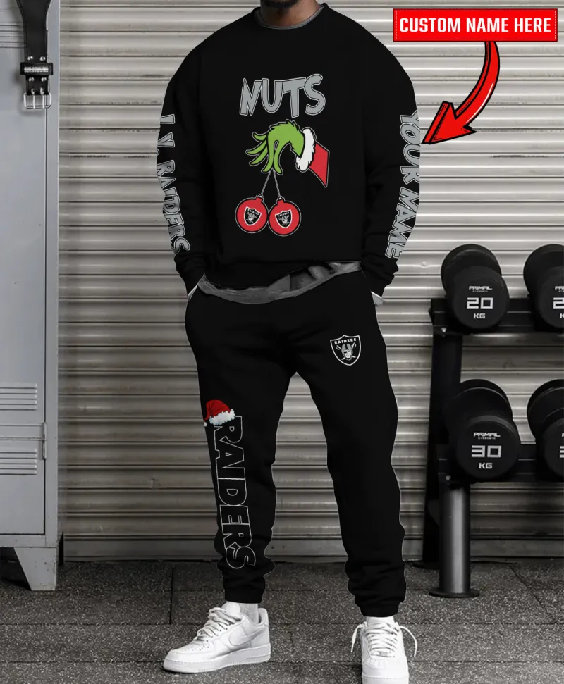 Las Vegas Raiders Christmas Sweatshirt and Sweatpants
