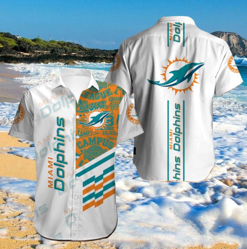 Miami Dolphins Button Shirt Sizing Chart