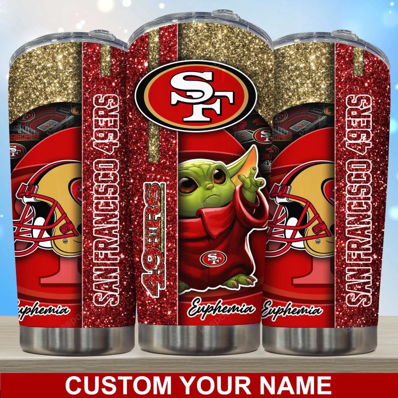 San Francisco 49ers Personalized Tumbler Alternate View