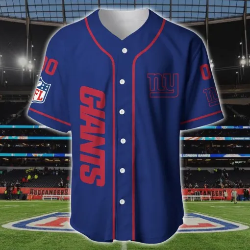 Custom New York Giants Baseball Jersey
