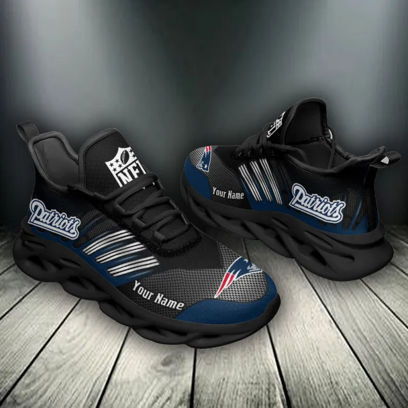 New England Patriots Yezy Sneakers Side View
