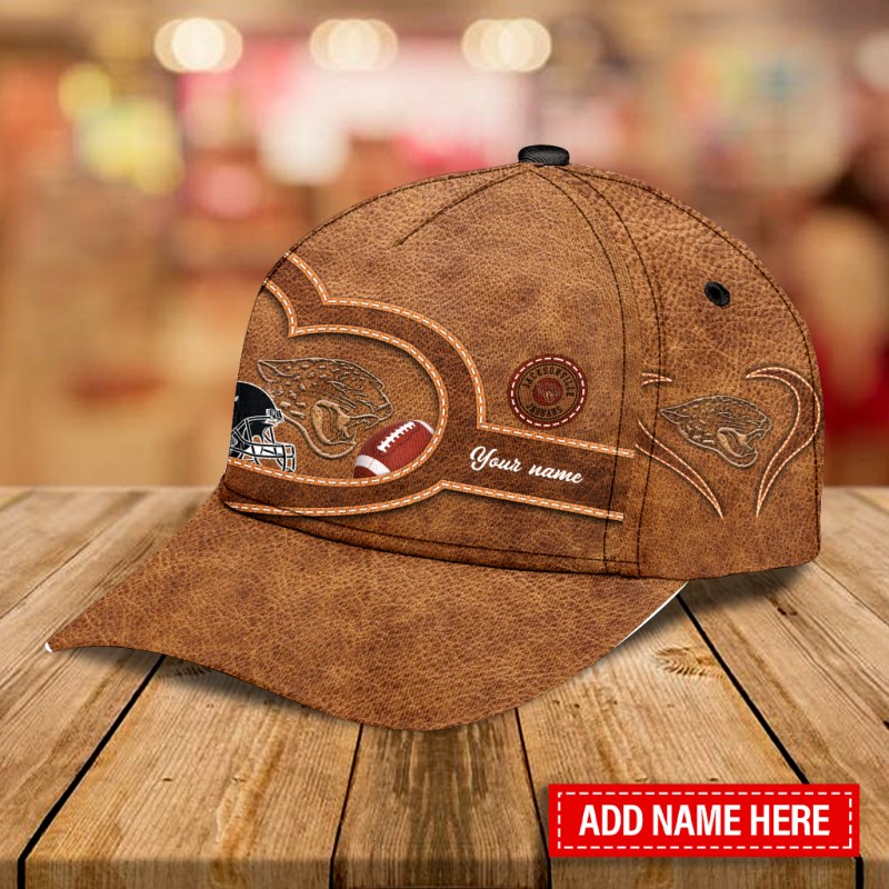 Jacksonville Jaguars Personalized Classic Cap - Side View