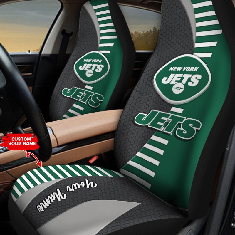 New York Jets Personalized Car Seat Covers