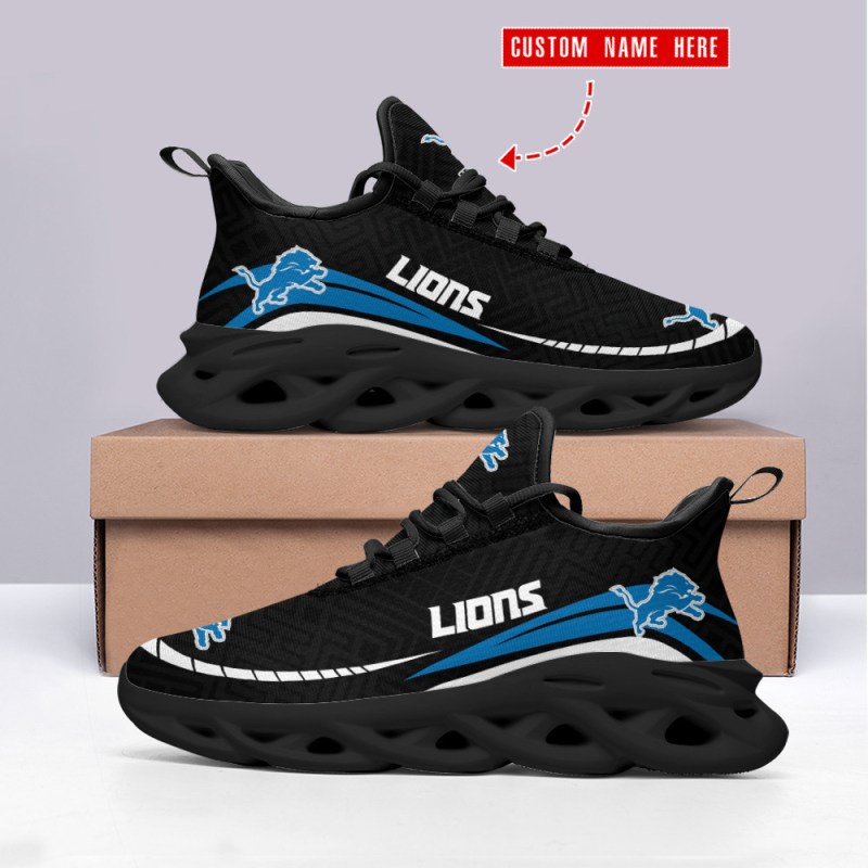 Detroit Lions Personalized Yezy Running Sneakers
