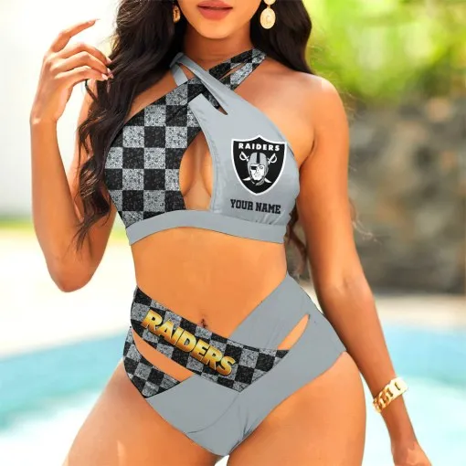 Las Vegas Raiders Women's Bikini Swimsuit