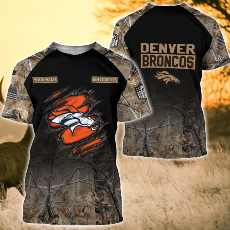 Denver Broncos Personalized Ugly Christmas Sweater
