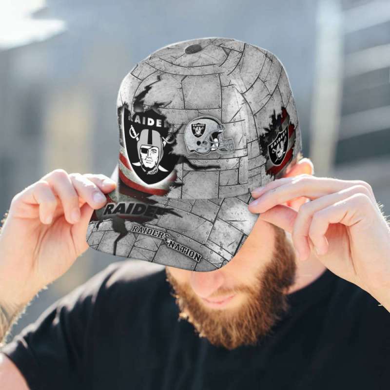 Las Vegas Raiders American Flag Baseball Classic Cap