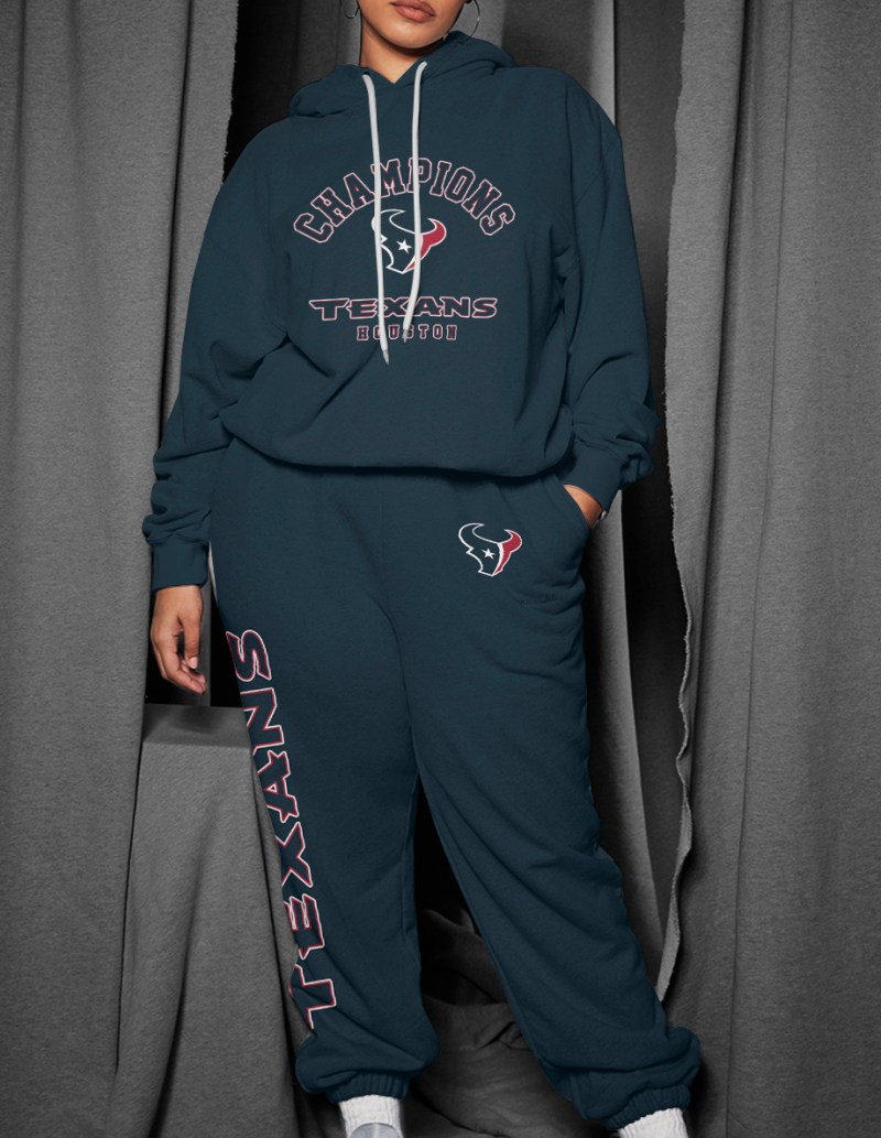 Houston Texans Combo Pullover Hoodie and Sweatpants