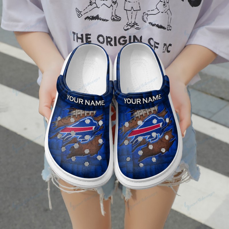 Buffalo Bills Personalized Clog with Custom Design