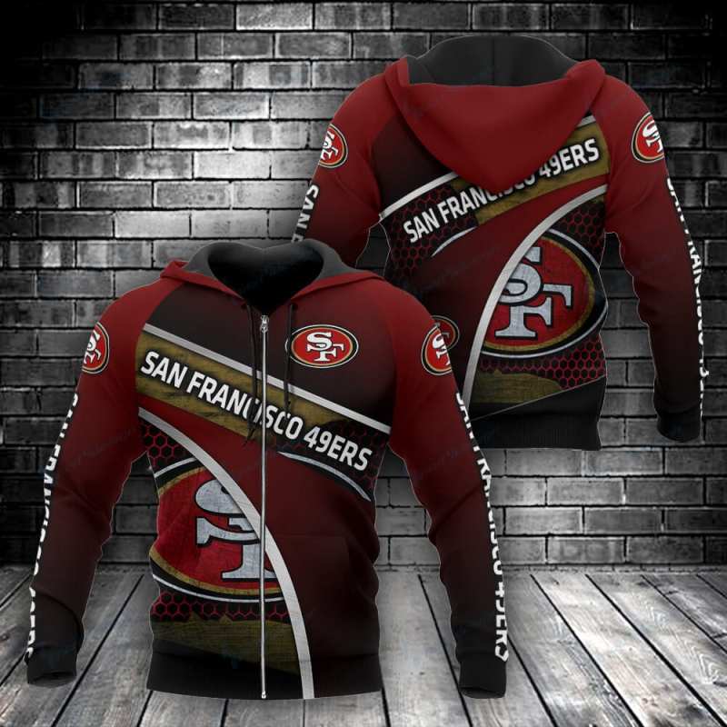 San Francisco 49ers Hoodie Side View
