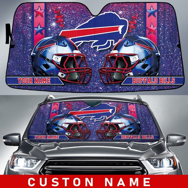 Buffalo Bills Personalized Auto Sun Shade