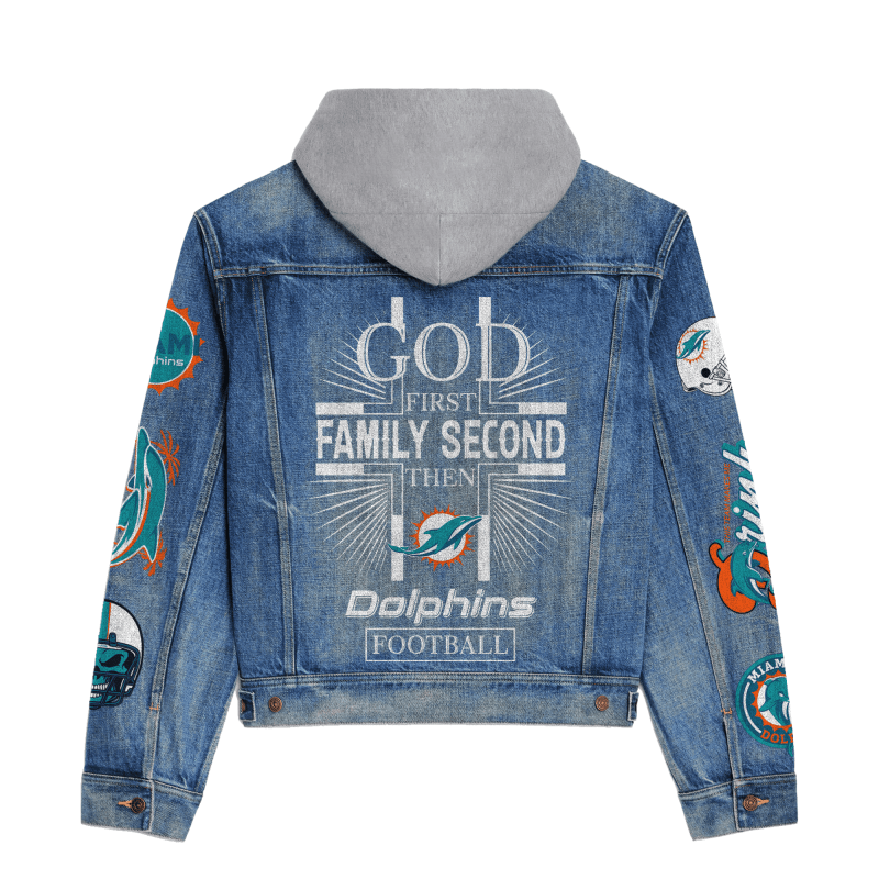 Miami Dolphins Premium Jacket Side View