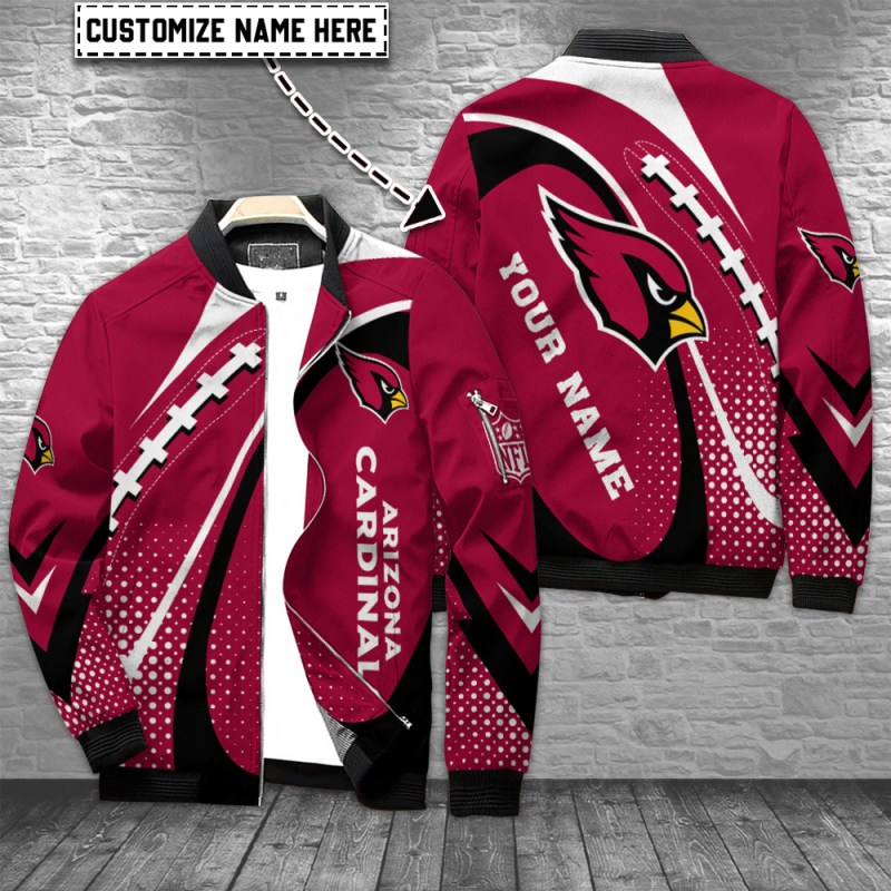 Personalized Arizona Cardinals Bomber Jacket