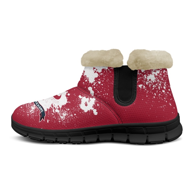 Houston Texans Comfy Winter Snow Boots Image 4