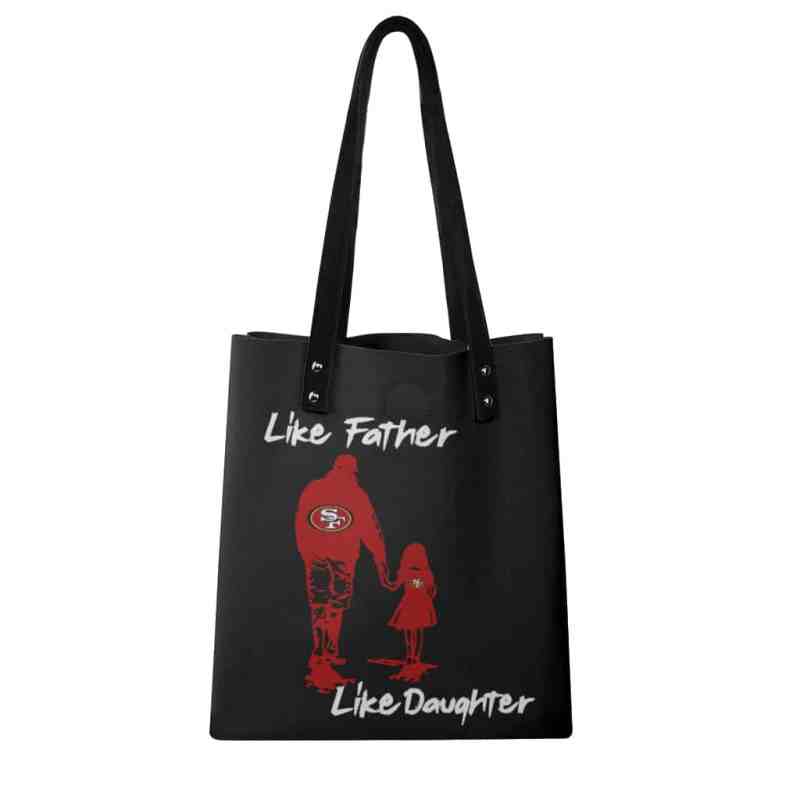 San Francisco 49ers Tote Bag Side View