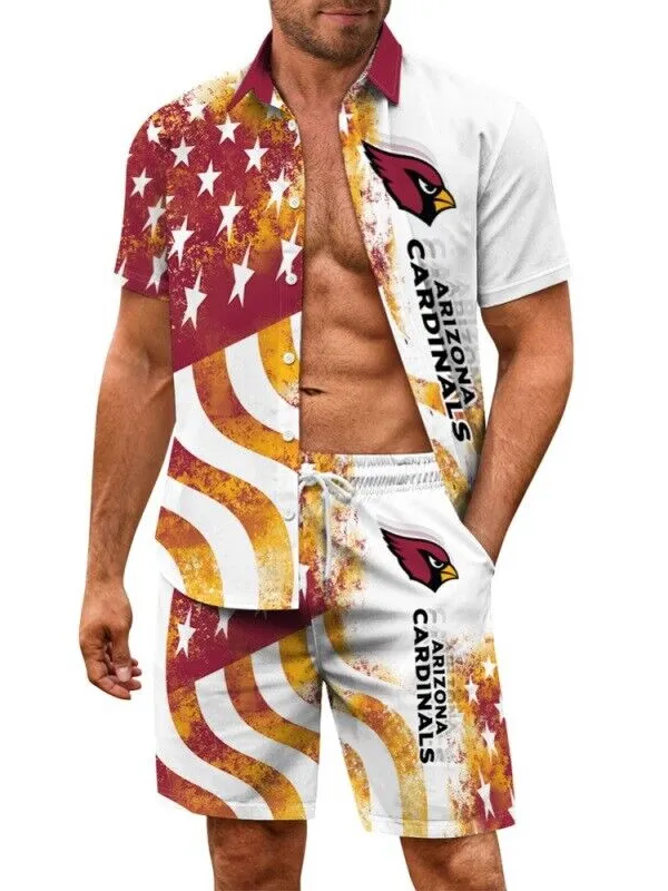 Arizona Cardinals Hawaiian Shirt and Shorts