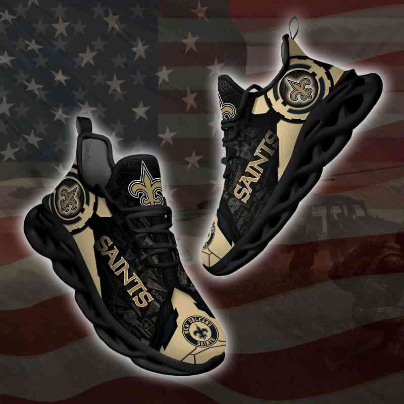 New Orleans Saints Sneakers - Side View