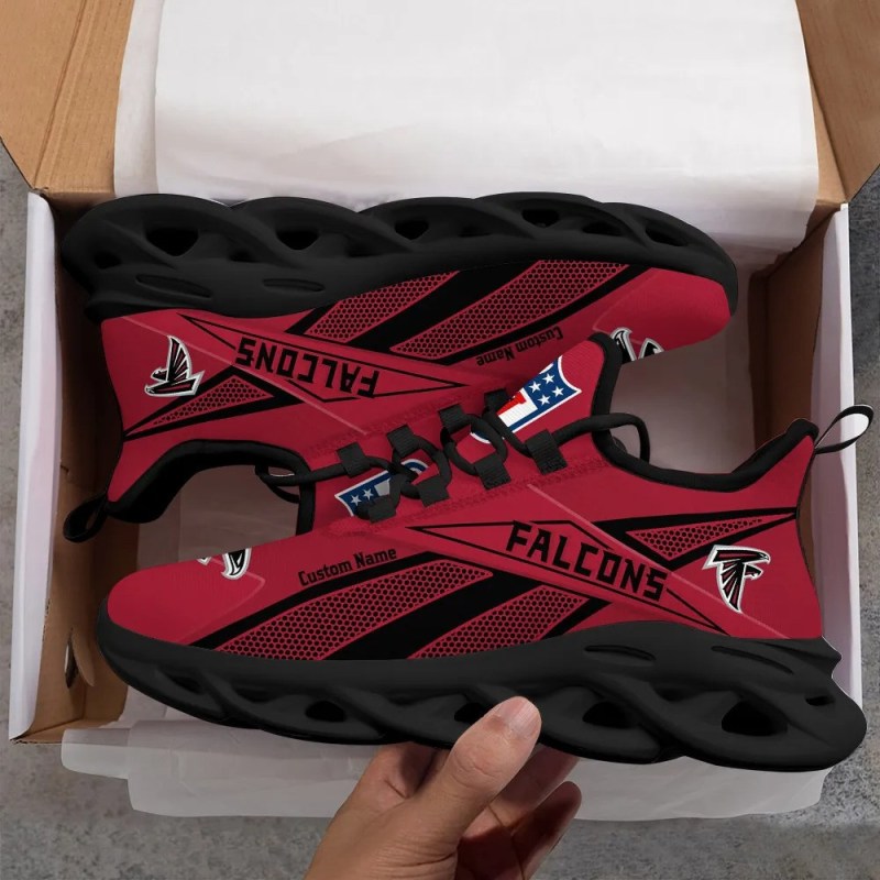 Atlanta Falcons Personalized Yezy Running Sneakers
