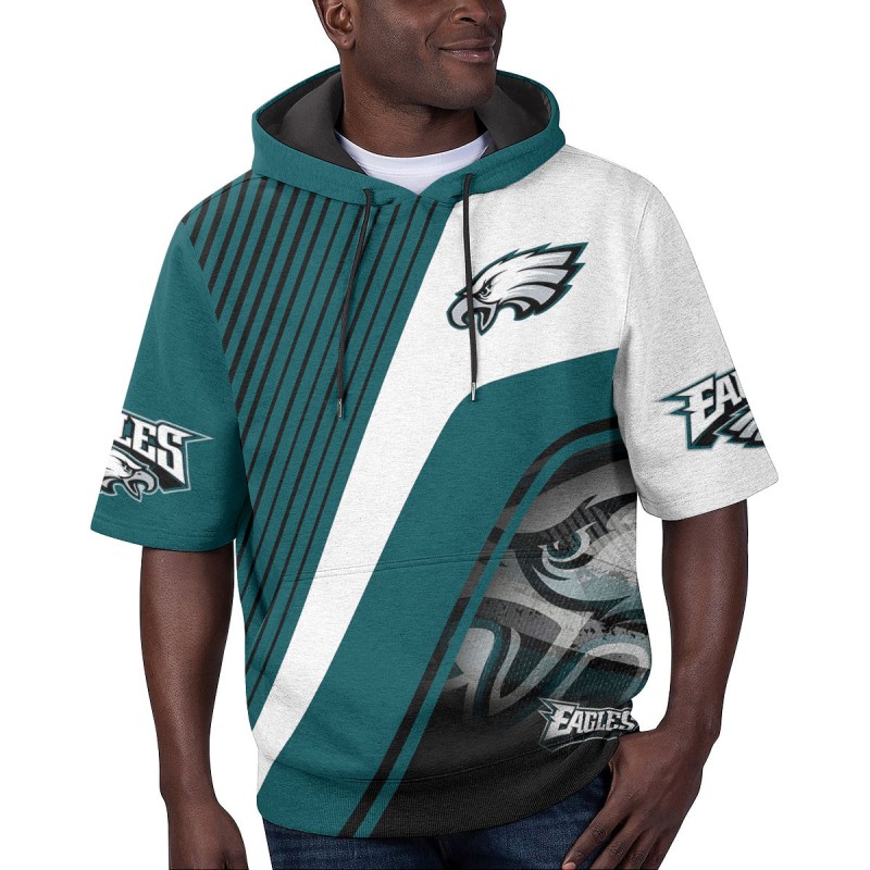 Philadelphia Eagles Short Sleeve Hoodie