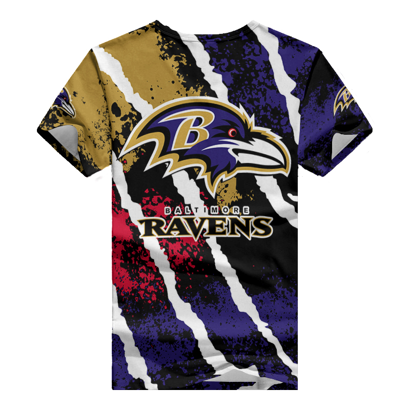 Baltimore Ravens V-neck Women T-shirt - Product Image 3