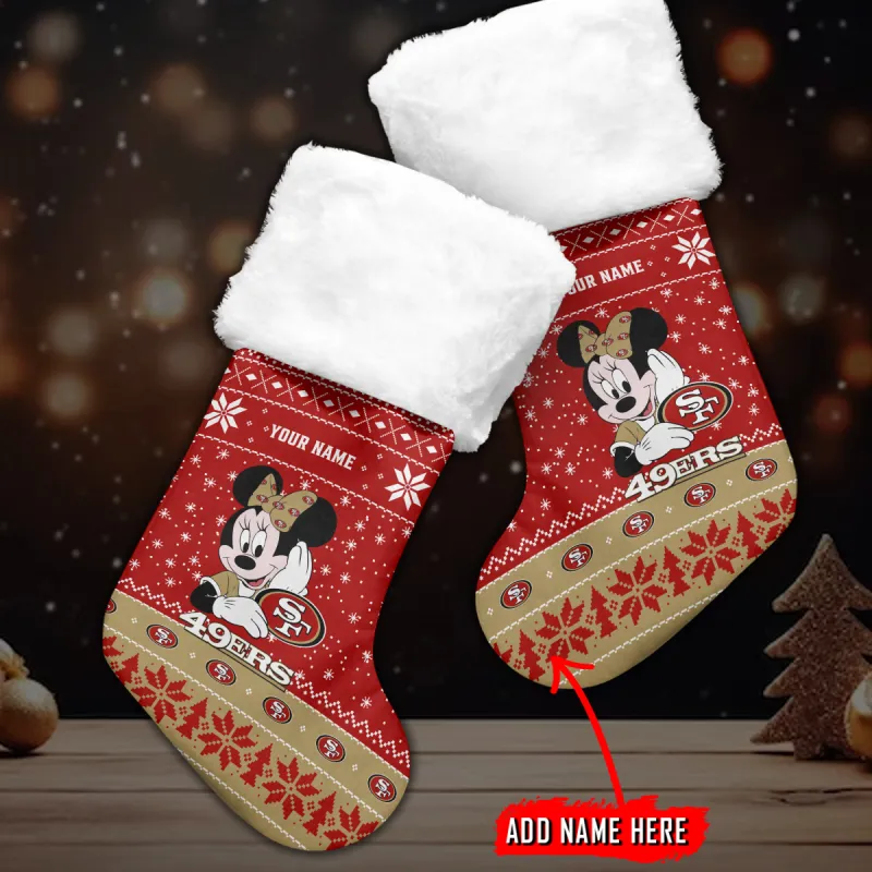Personalized Christmas Socks for NFL Fans