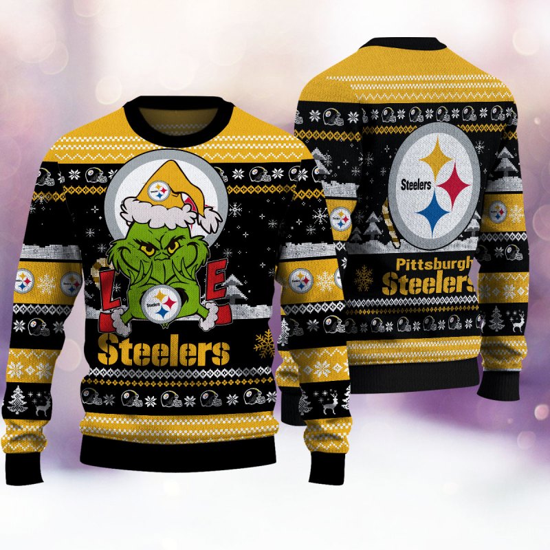 Stylish Pittsburgh Steelers Christmas Sweater