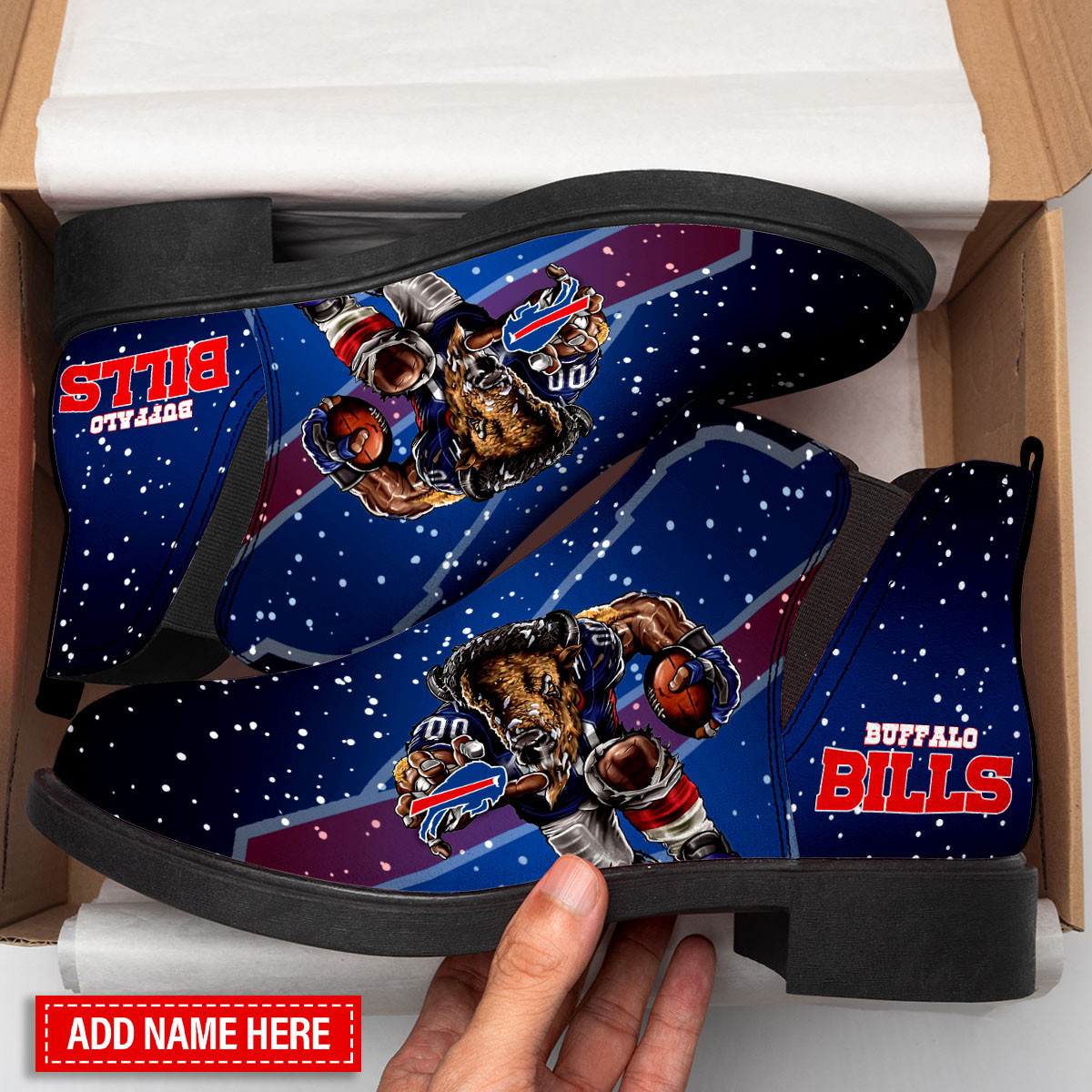 Buffalo Bills Personalized Boots