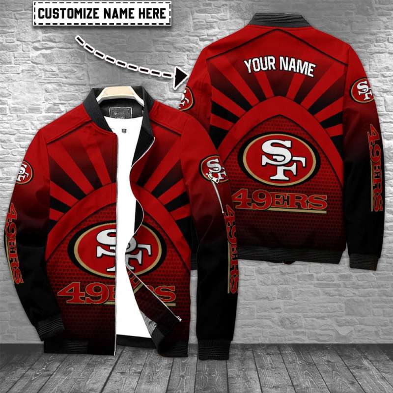 San Francisco 49ers Personalized Bomber Jacket