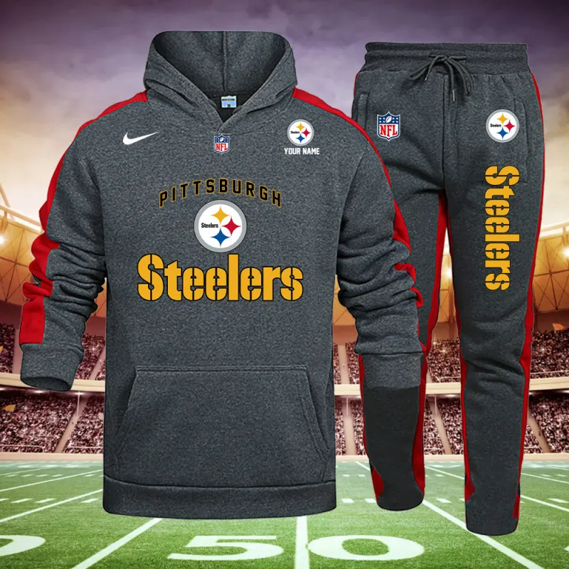 Pittsburgh Steelers Hoodie and Sweatpants Set Design