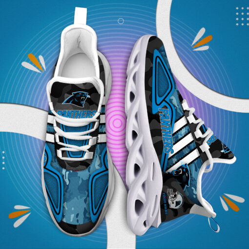 Carolina Panthers Personalized Yezy Sneakers 4