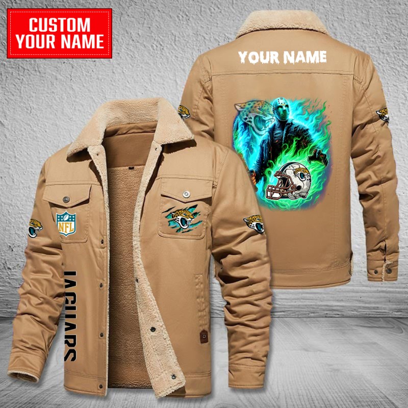 Jacksonville Jaguars Coffee Bomber Jacket
