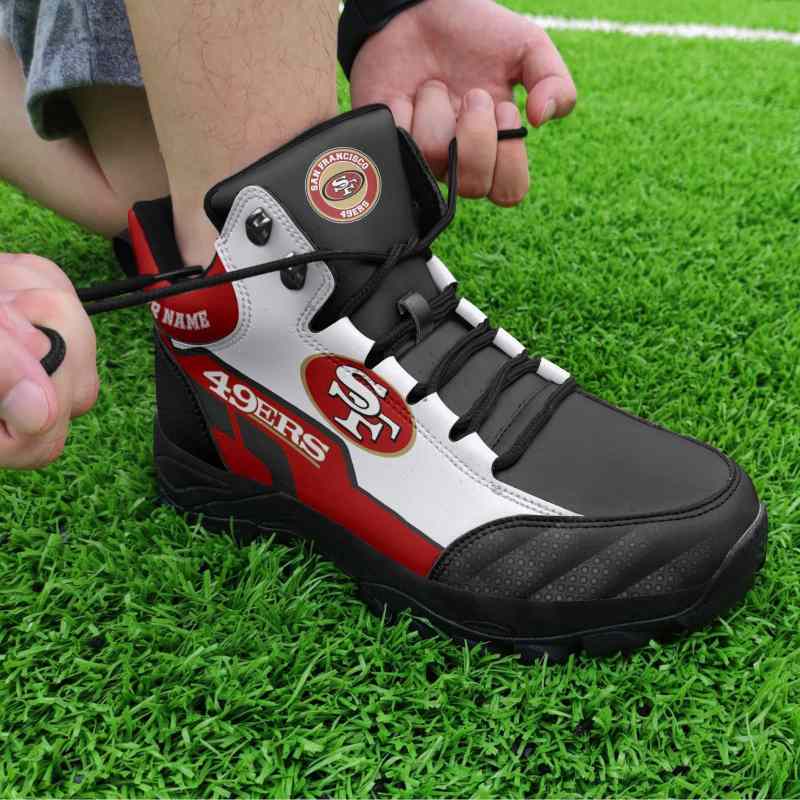 San Francisco 49ers Personalized Hiking Shoes