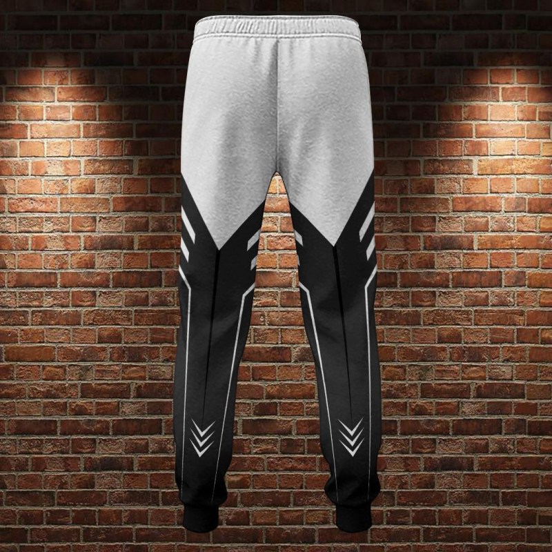 Model wearing Las Vegas Raiders Limited Hoodie and Joggers