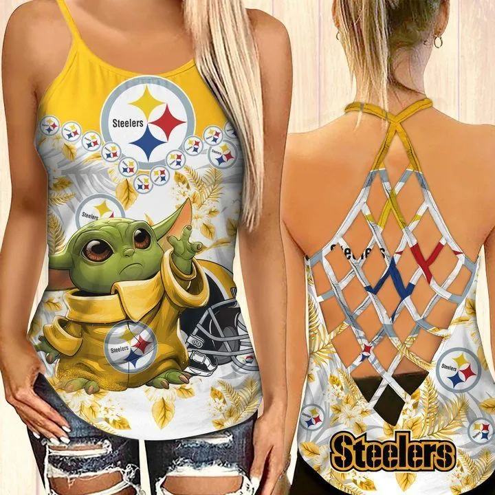 Pittsburgh Steelers NFL Cross Tank Top