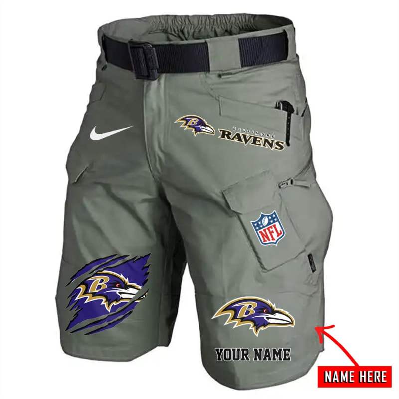 Trendy Baltimore Ravens Game Day Shorts