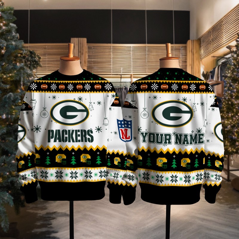 Green Bay Packers Ugly Christmas Sweater 2