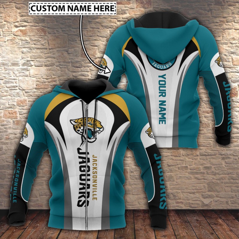 Jacksonville Jaguars Hoodie Back