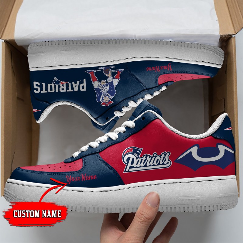 New England Patriots Personalized AF1 Shoes