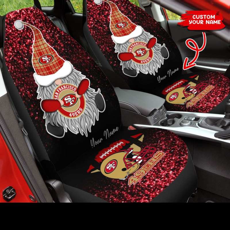 San Francisco 49ers Car Seat Covers Front View