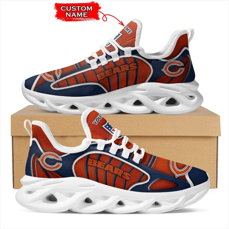 Chicago Bears Personalized Yezy Running Sneakers