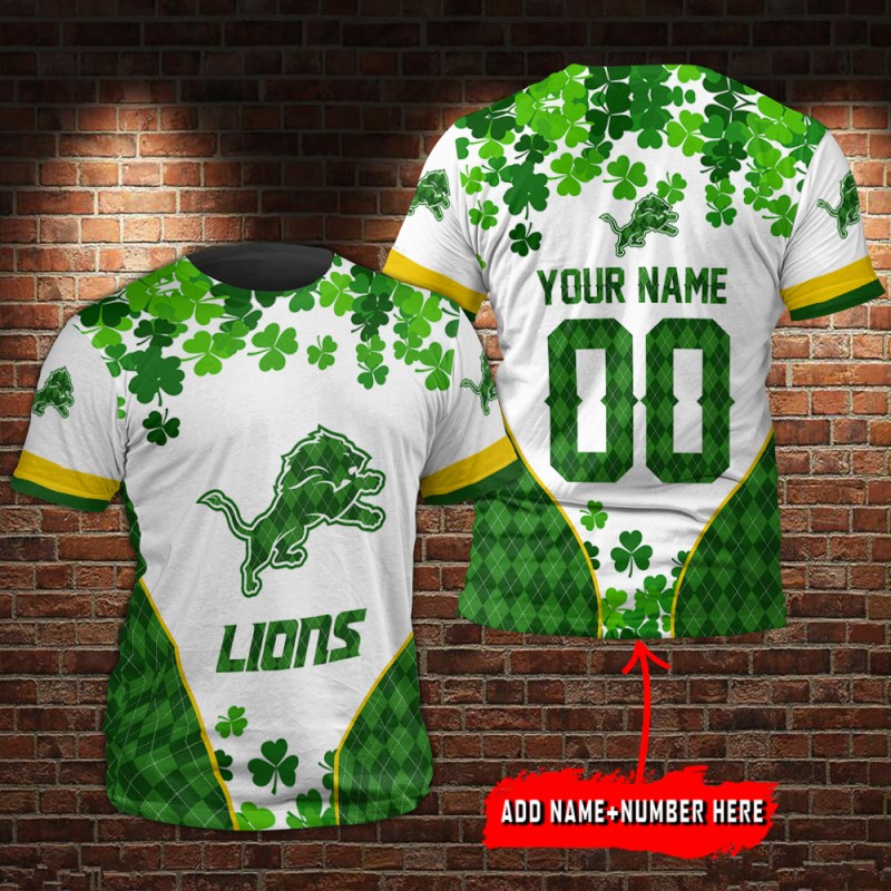 Detroit Lions Saint Patrick's Day T-Shirt