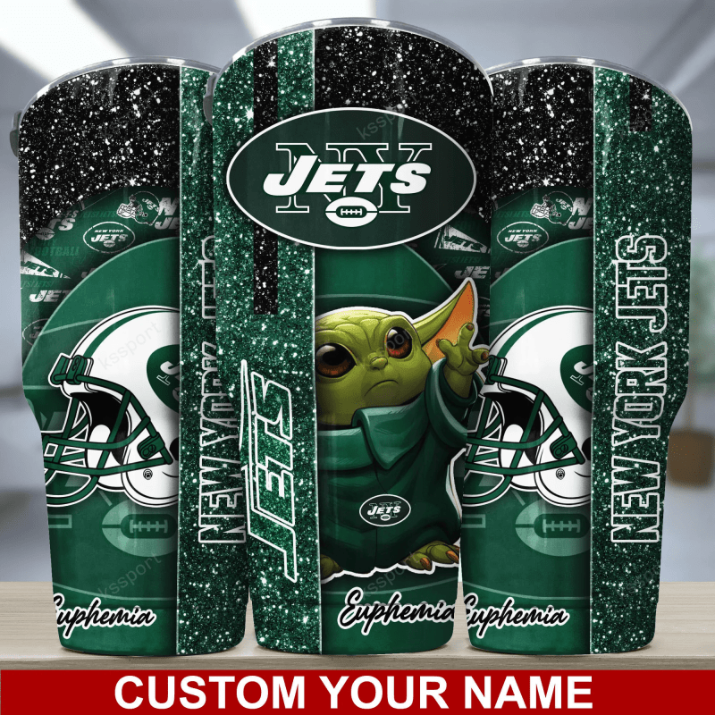 New York Jets Personalized Tumbler